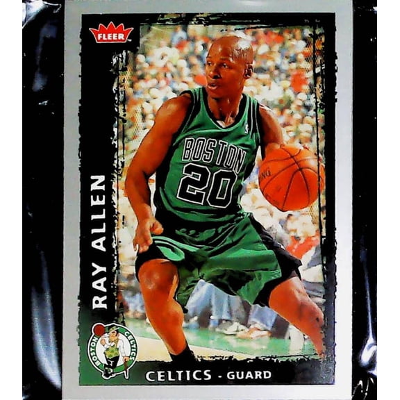 2008-09 Fleer  NBA Boston Celtics Base Veteran Team Set (Hand Collated) of  6 Cards:   1  Ray Allen 2  Kevin Garnet