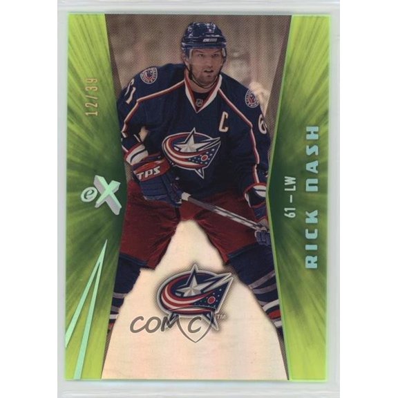 2008-09 Fleer Ultra Rick Nash #EX29 Green Essential Credentials /39 Parallel/Variety Insert