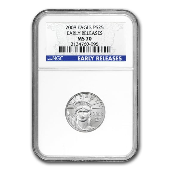 2008 1/4 oz American Platinum Eagle MS-70 NGC (Early Releases)