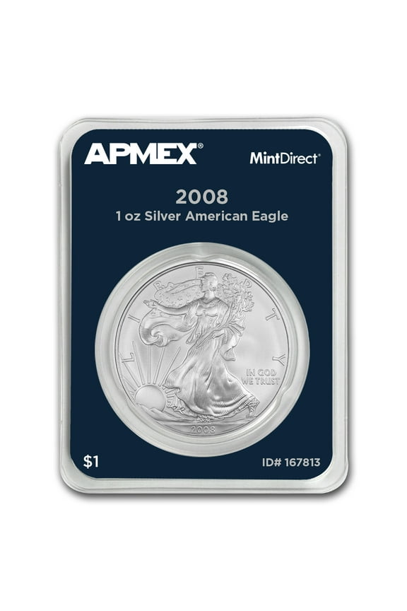 2008 1 oz American Silver Eagle (MintDirect Single)