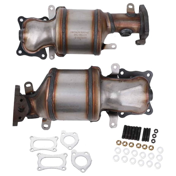 For 2008 2009 2010 Honda Odyssey EX-L EXL Touring 3.5L, Direct Fit Catalytic Converter Compatible with Front Bank 1 and Rear Bank 2, Replace #68131-SHJ-A01