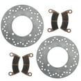 thumbnail image 1 of 2008 2009 Polaris Ranger Crew 700 Rear Brake Rotors and MudRat Brake Pads, 1 of 6