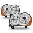 thumbnail image 1 of 2008-2010 Jeep Grand Cherokee Projector Headlights Left+Right Halogen Fit Only, 1 of 6