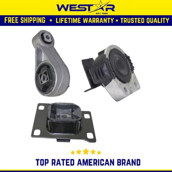2008-2011 Compatible ford Focus 2.0L Engine Motor & Trans Mount Set 3PCS Replaces 3103 2939 2986