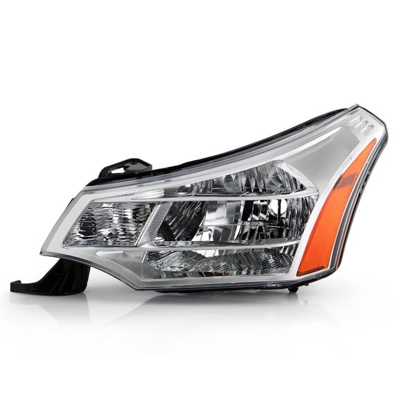 2008-2011 Ford Focus S/SE/SES/SEL Chrome Crystal Headlight Headlamp Driver LH