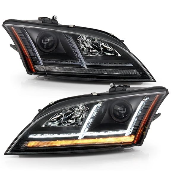 2008-2014 Audi TT [HID/Xenon w/AFS] LED DRL Sequential Turn Projector Headlights