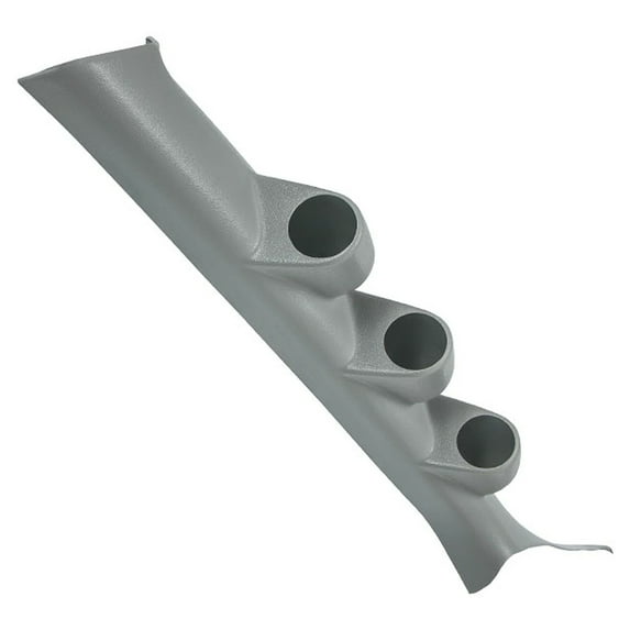 GlowShift | Gray Triple Gauge Pillar Pod for 2008-2015 Mitsubishi Lancer Evo X
