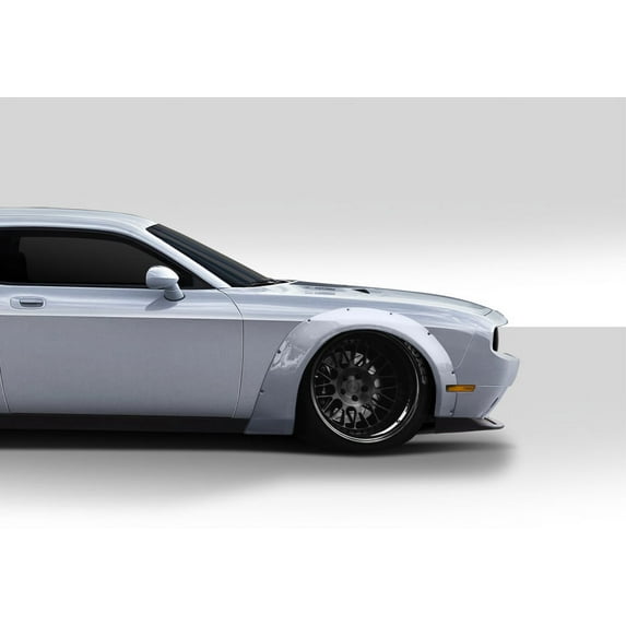2008-2023 Dodge Challenger Duraflex Novara Wide Body Front Fender Flares - 2 Piece