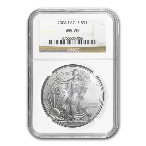 2008 American Silver Eagle MS-70 NGC