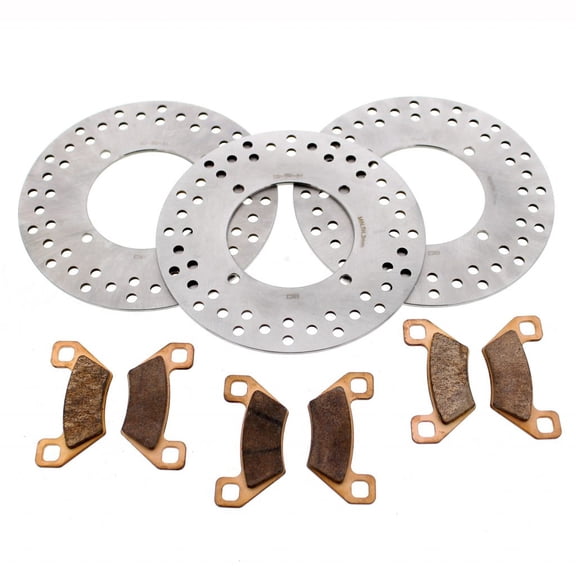 2008 Arctic Cat Thunder Cat 1000 H2 Front & Rear Brake Rotors & Brake Pads