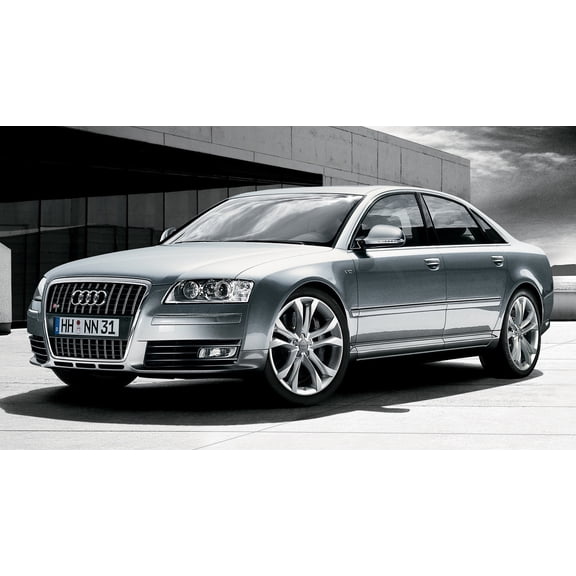 2008 Audi S8 Car - 12x18 Inch Laminated Poster - Stunning Detail and Bold Colors
