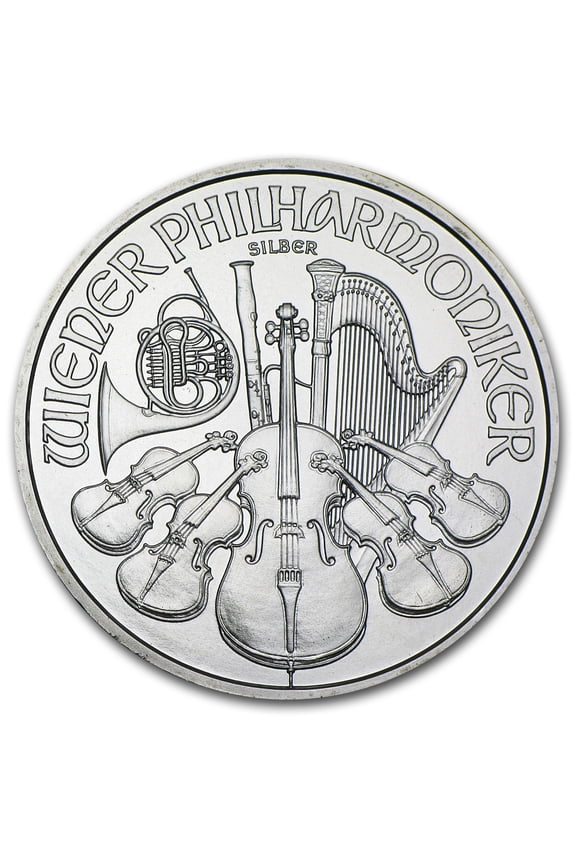 2008 Austria 1 oz Silver Philharmonic BU