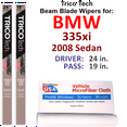 thumbnail image 1 of 2008 BMW 335xi Beam Blade Wipers (Set of 2), 1 of 3