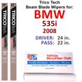 thumbnail image 1 of 2008 BMW 535i Beam Blade Wipers (Set of 2), 1 of 4