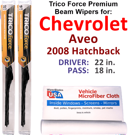2008 Chevrolet Aveo Performance Beam Wipers (Set of 2)