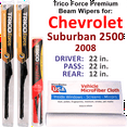 thumbnail image 1 of 2008 Chevrolet Suburban 2500 Performance Beam Wipers (Set of 3) w/Rear Wiper, 1 of 3