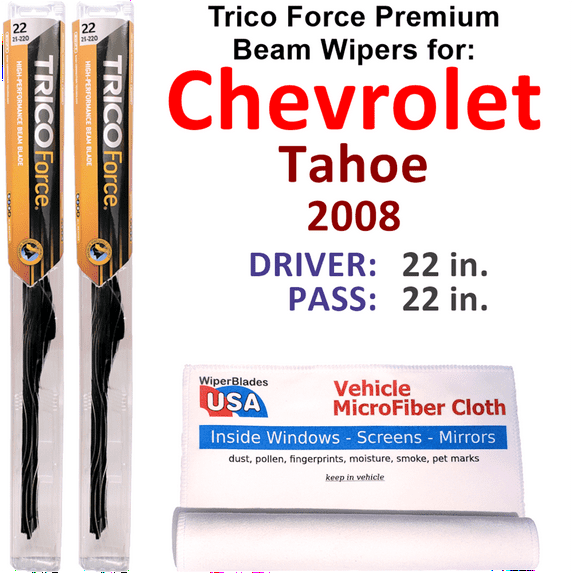 2008 Chevrolet Tahoe Performance Beam Wipers (Set of 2)
