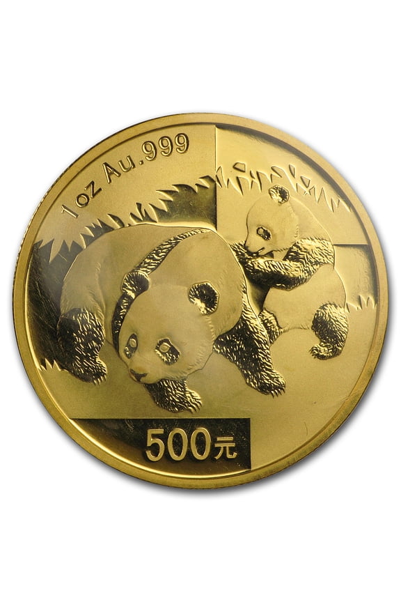 2008 China 1 oz Gold Panda BU (Sealed)