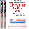 thumbnail image 1 of 2008 Chrysler Pacifica Beam Blade Wipers (Set of 2), 1 of 3