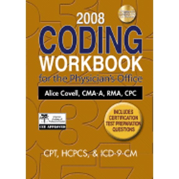 Pre-Owned Coding Workbook for the Physician's Office [With CDROM] (Paperback) 1435425952 9781435425958