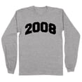 thumbnail image 1 of 2008 College Style Long Sleeve Shirt Unisex Small Grey, 1 of 5