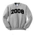 thumbnail image 1 of 2008 College Style Sweatshirt Unisex Medium Grey, 1 of 5
