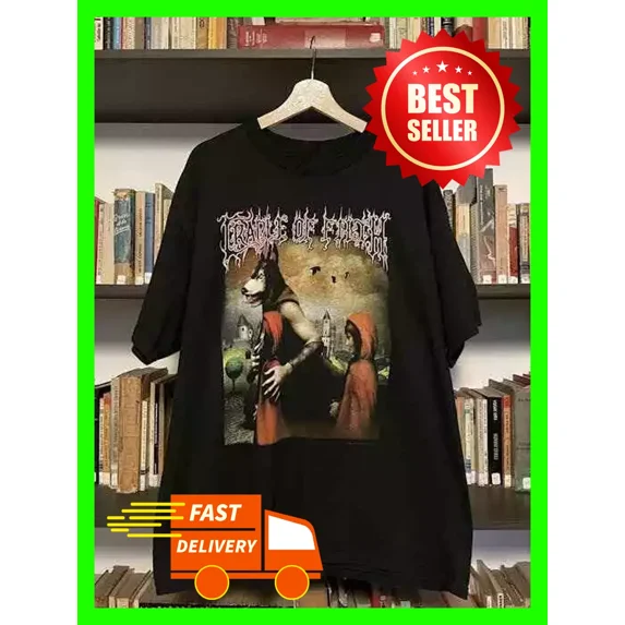 2008 Cradle Of Filth Little Red Riding Hood Wolf T-shirt