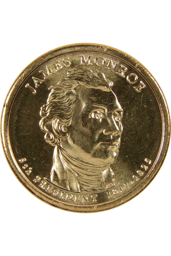 2008 D James Monroe Presidential Dollar BU Uncirculated $1 Coin