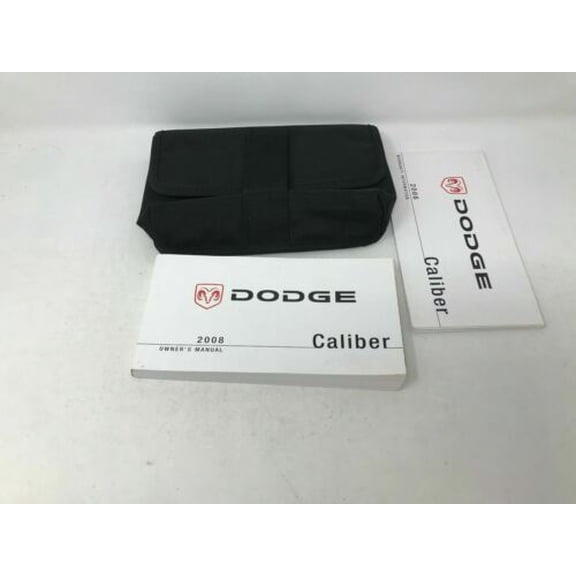 2008 Dodge Caliber Owners Manual Handbook Set with Case OEM G01B53008