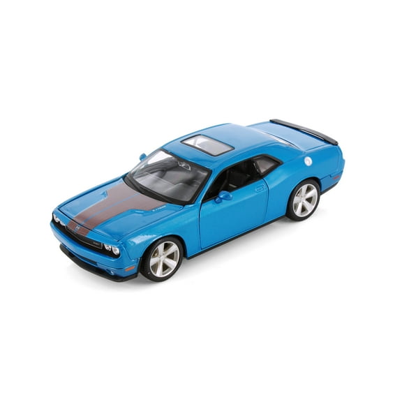 2008 Dodge Challenger SRT 8, Blue Muscle Car - Showcasts 37280 - 1/24 Scale Diecast Model Car