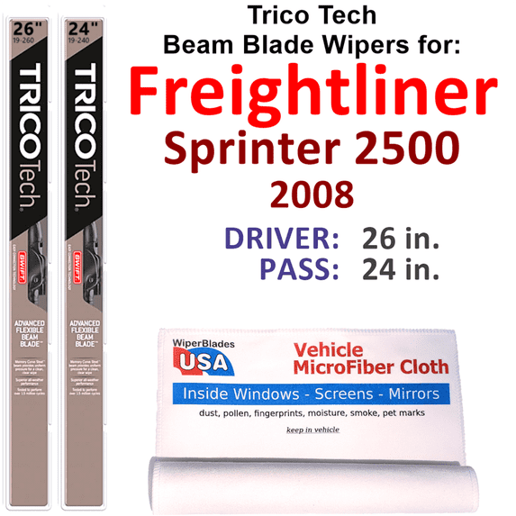 2008 Freightliner Sprinter 2500 Beam Blade Wipers (Set of 2)