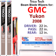thumbnail image 1 of 2008 GMC Yukon Beam Blade Wipers (Set of 3) w/Rear Wiper, 1 of 3
