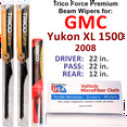 thumbnail image 1 of 2008 GMC Yukon XL 1500 Performance Beam Wipers (Set of 3) w/Rear Wiper, 1 of 3