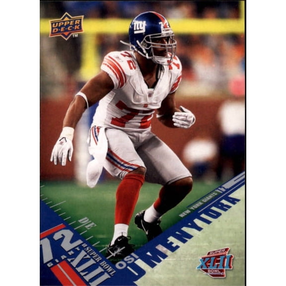 2008 Giants Upper Deck Super Bowl XLII #26 Osi Umenyiora NFL Football Trading Card