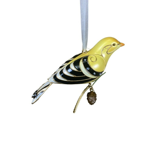 2008 Goldfinch (The Beauty of Birds) Hallmark Keepsake Christmas Tree Ornament - QX7134