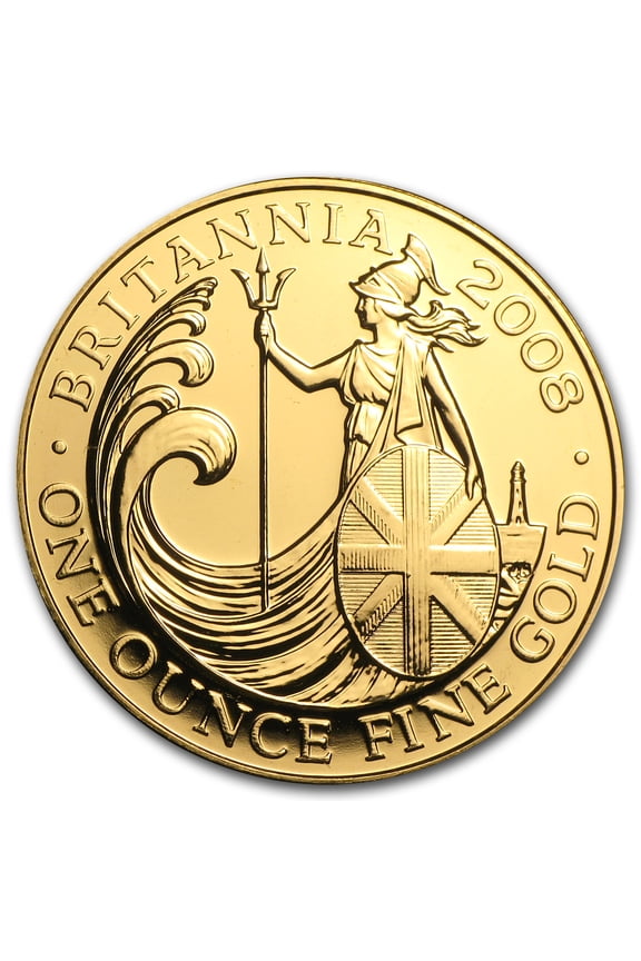 2008 Great Britain 1 oz Gold Britannia BU