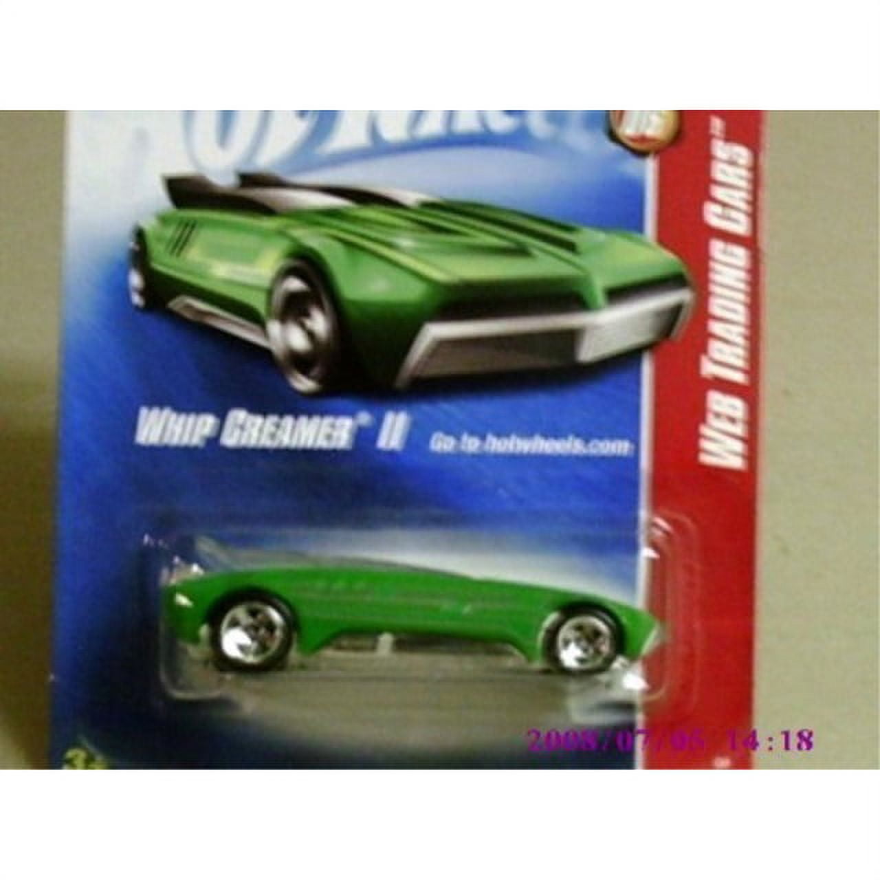 2008 Hot Wheels Web Trading Cars Green Whip Creamer II w/ 5SPs #82 (06 of 24)