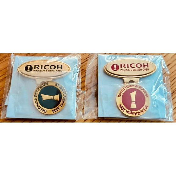 2008 2009 LPGA Ricoh Womens British Open golf ball Marker Coins hat Clips