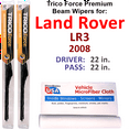 thumbnail image 1 of 2008 Land Rover LR3 Performance Beam Wipers (Set of 2), 1 of 3