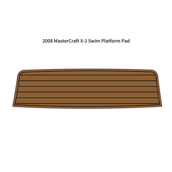 2008 MasterCraft X-1 Swim Platform Pad Boat EVA Faux Foam Teak Deck Floor Mat