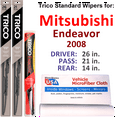 thumbnail image 1 of 2008 Mitsubishi Endeavor Wiper Blades (Set of 3) w/Rear Wiper, 1 of 3