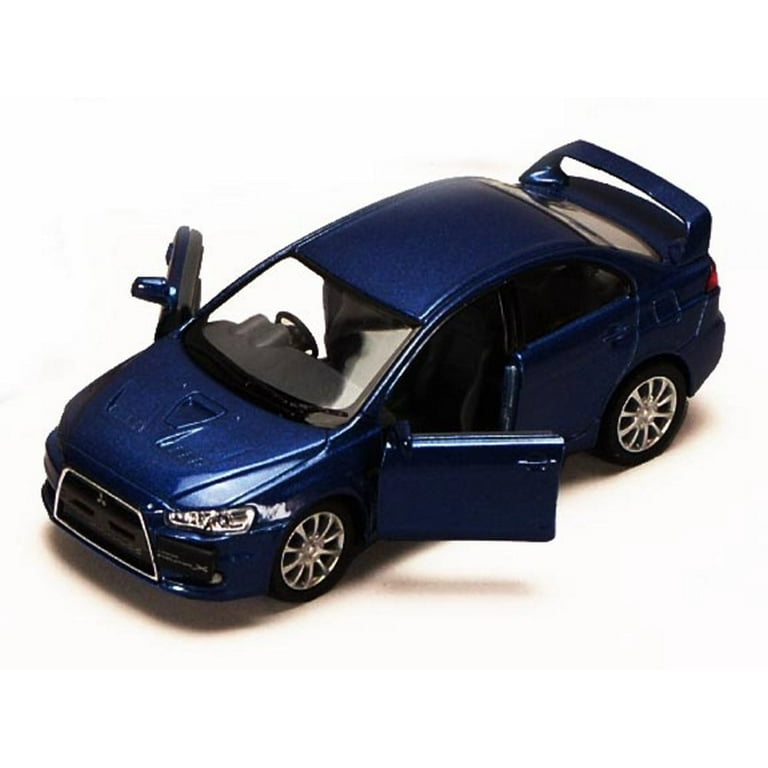 2008 Mitsubishi Lancer Evolution X, Blue - Kinsmart 5329D 2008 Mitsubishi Lancer Evolution X, Blue - Kinsmart 5329D