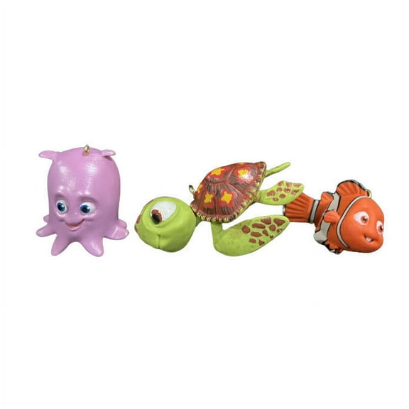 2008 Nemo, Squirt, and Pearl (Disney/Pixar's Finding Nemo) Hallmark Keepsake Christmas Tree Ornament - QXM8134