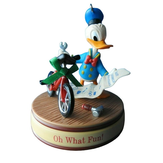 2008 Oh What Fun! (Donald Duck) Hallmark Keepsake Christmas Tree Ornament - QXD4074
