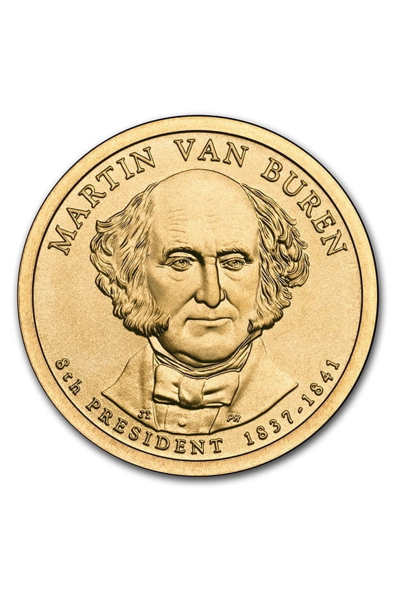 2008-P Martin Van Buren Presidential Dollar BU