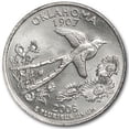 thumbnail image 1 of 2008-P Oklahoma State Quarter BU, 1 of 2