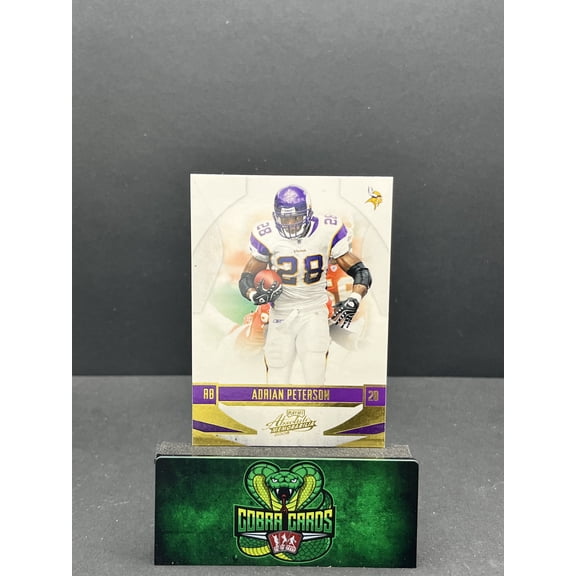 2008 Panini Absolute Memorabilia Playoff Adrian Peterson #84 Minnesota Vikings Football Card
