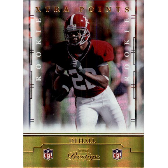 2008 Playoff Prestige Xtra Points Gold #120 DJ Hall /250 NFL Footballl Trading Card