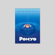 2008 Ponyo Movie Poster Miyazaki Sosuke Fujimoto Risa Animation Fantasy Poster Size 24x36 Googate
