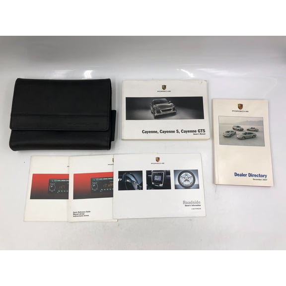 2008 Porsche Cayenne, S, Cayenne GTS Owners Manual Set with Case OEM G02B19028